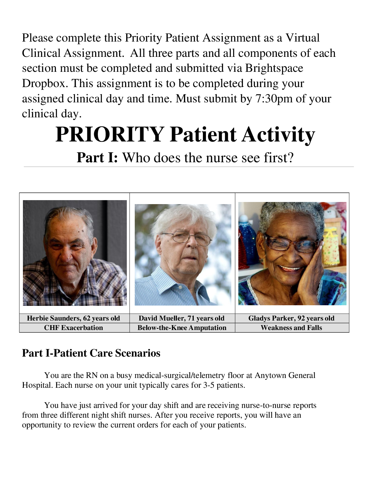 Preview image for 2021-Clinical Reasoning Case Study-Priority Patient Activity